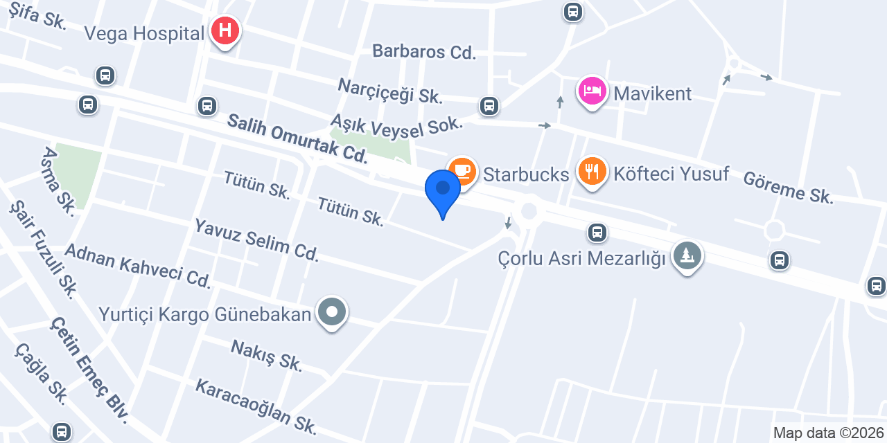 Rüya Masaj Spa Çorlu konumu