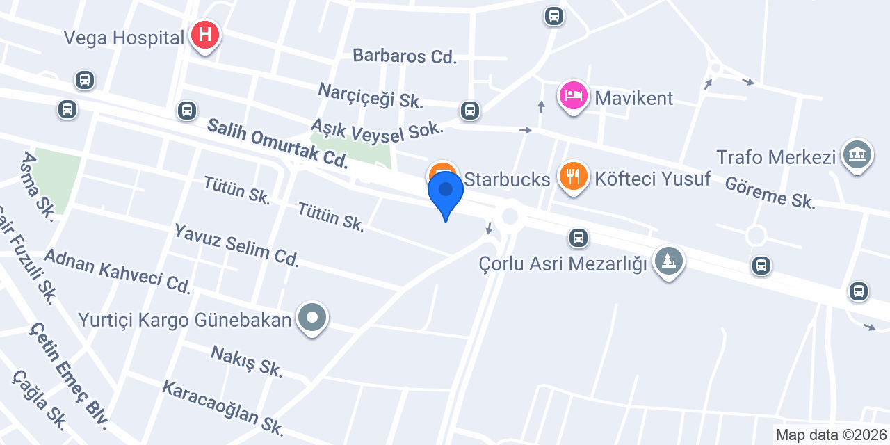 Şahan Psikiyatri Merkezi konumu
