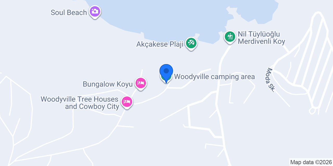 Woodyville camping area konumu