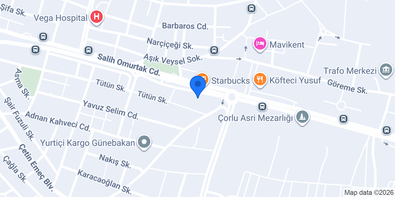 Çetin Akademik Osgb konumu