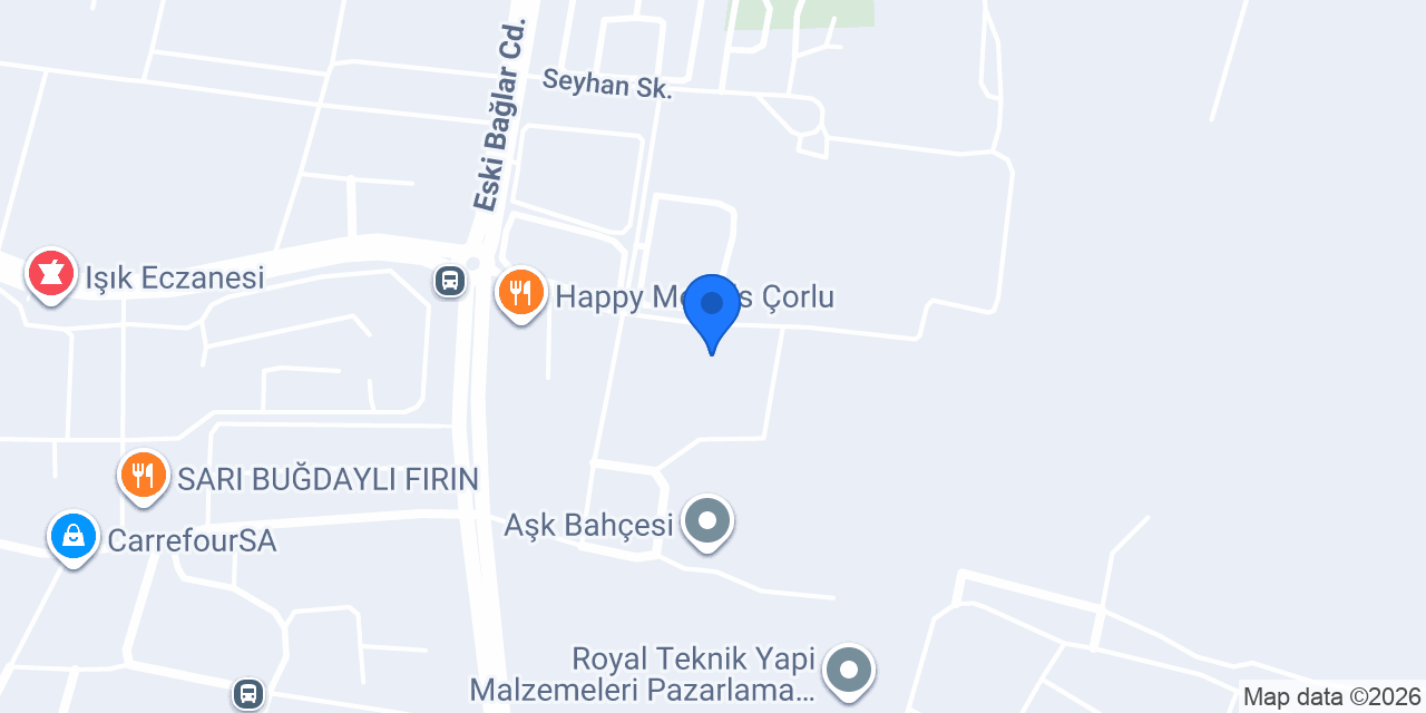 Emlak Konut Ergene Vadis İlkokulu konumu