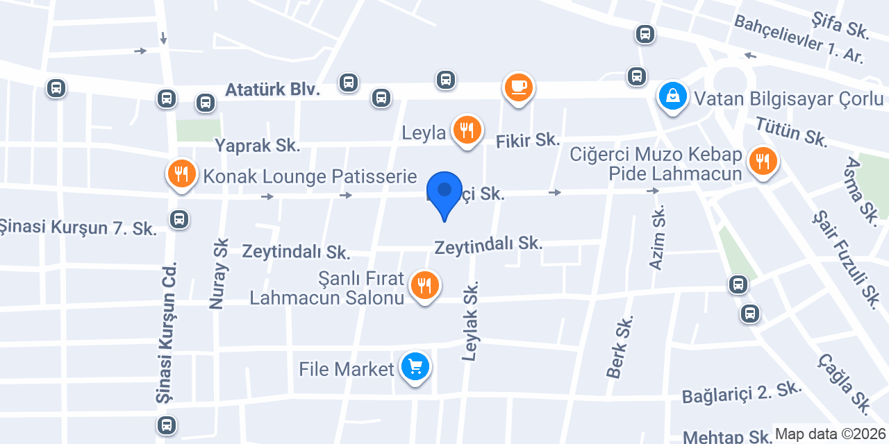 Çorlu tabela firmalari konumu