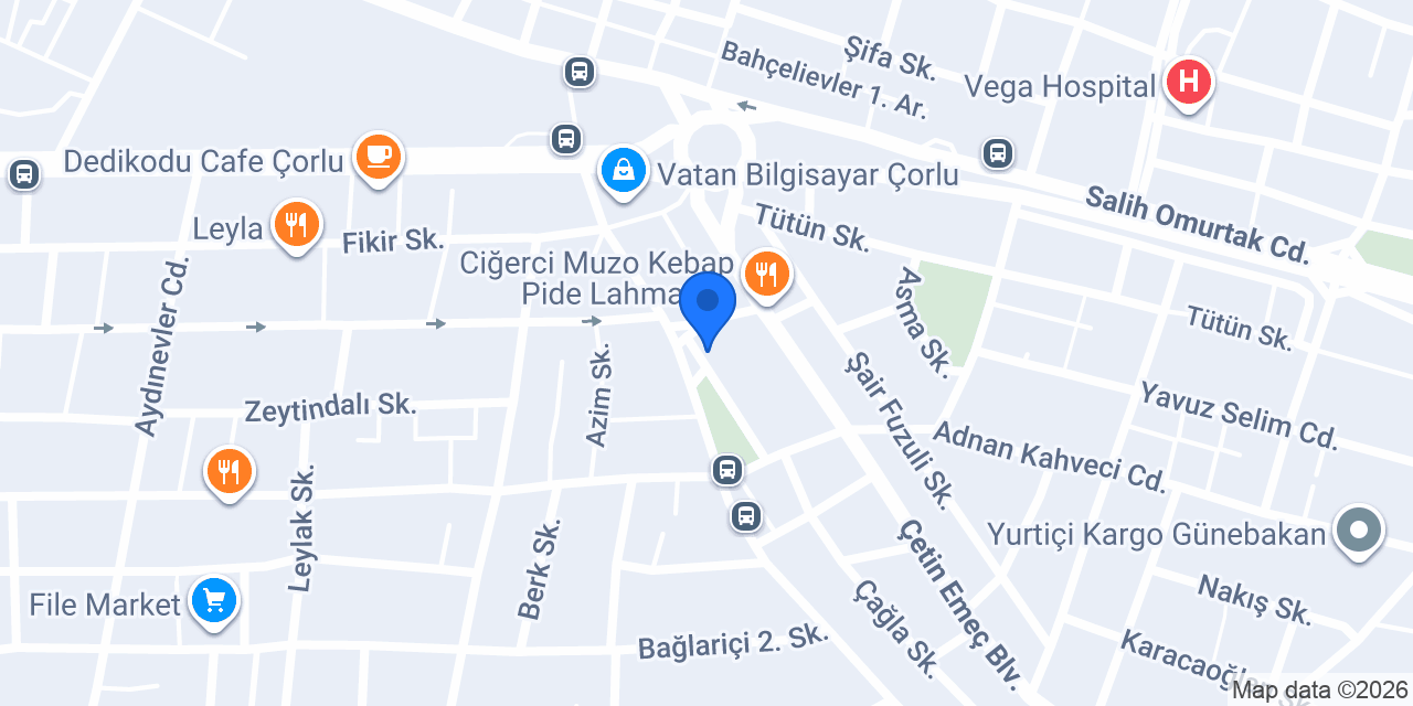 Gedik Eczanesi konumu