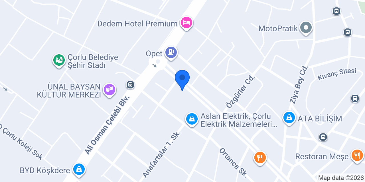Erkoç sıhhi tesisat konumu