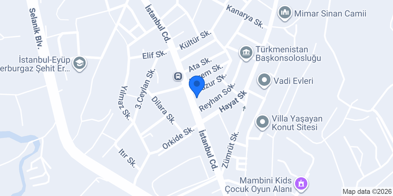 O Ses Kemerburgaz konumu