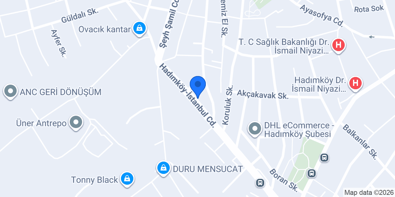 Saklı Unlu Mamulleri konumu