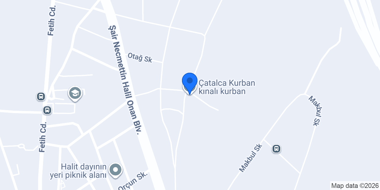 Çatalca Kurban kınalı kurban konumu