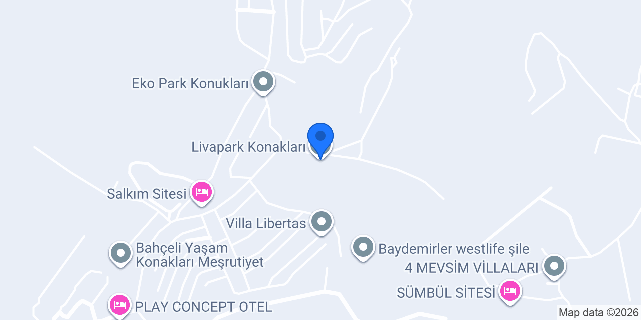 Livapark Konakları konumu