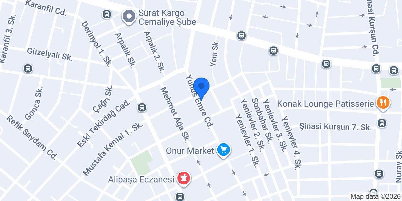 Elvan Fabrika Satış Mağazası konumu