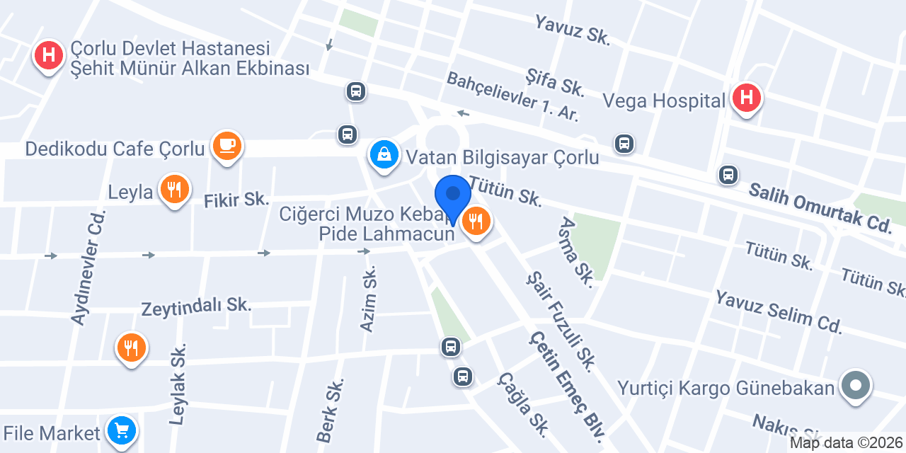 Şma Pastaneleri Salı Pazarı konumu