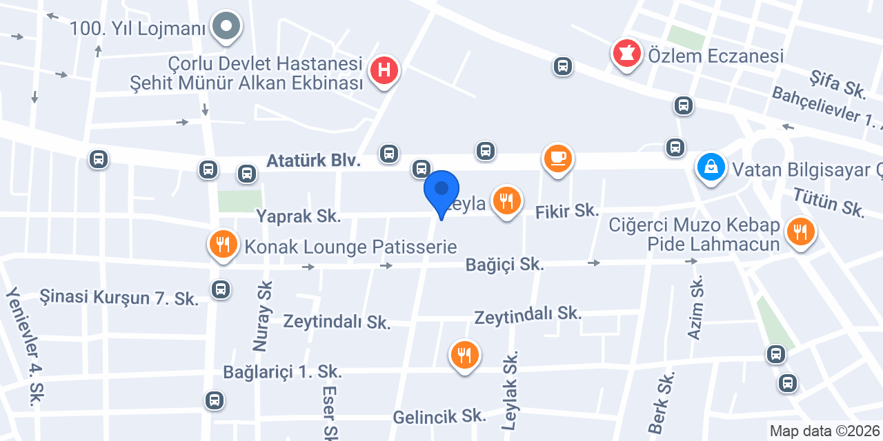 Pain Nova Pastane ve Unlu Mamülleri konumu