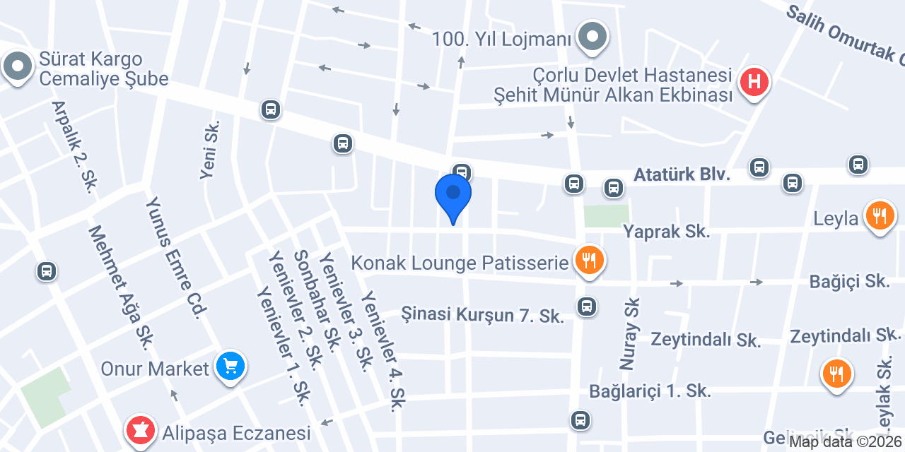 Royal Beslenme Kulübü konumu
