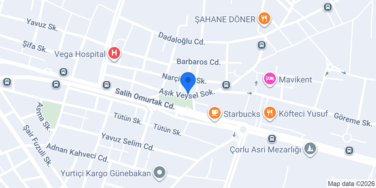 Bulvar Oto Lastik konumu