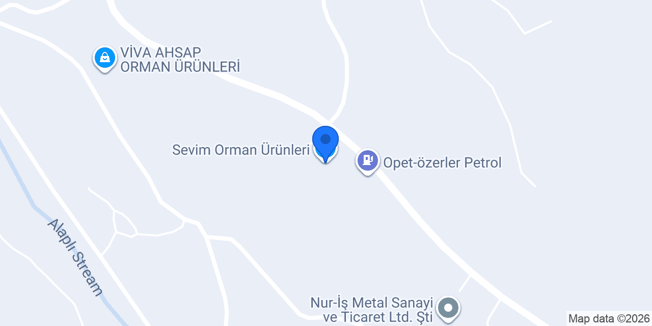 Sevim Orman Ürünleri konumu