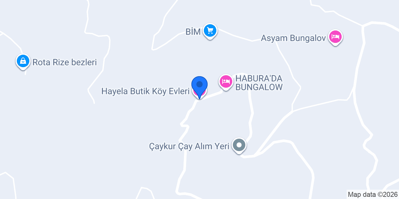 Hayela Butik Köy Evleri konumu