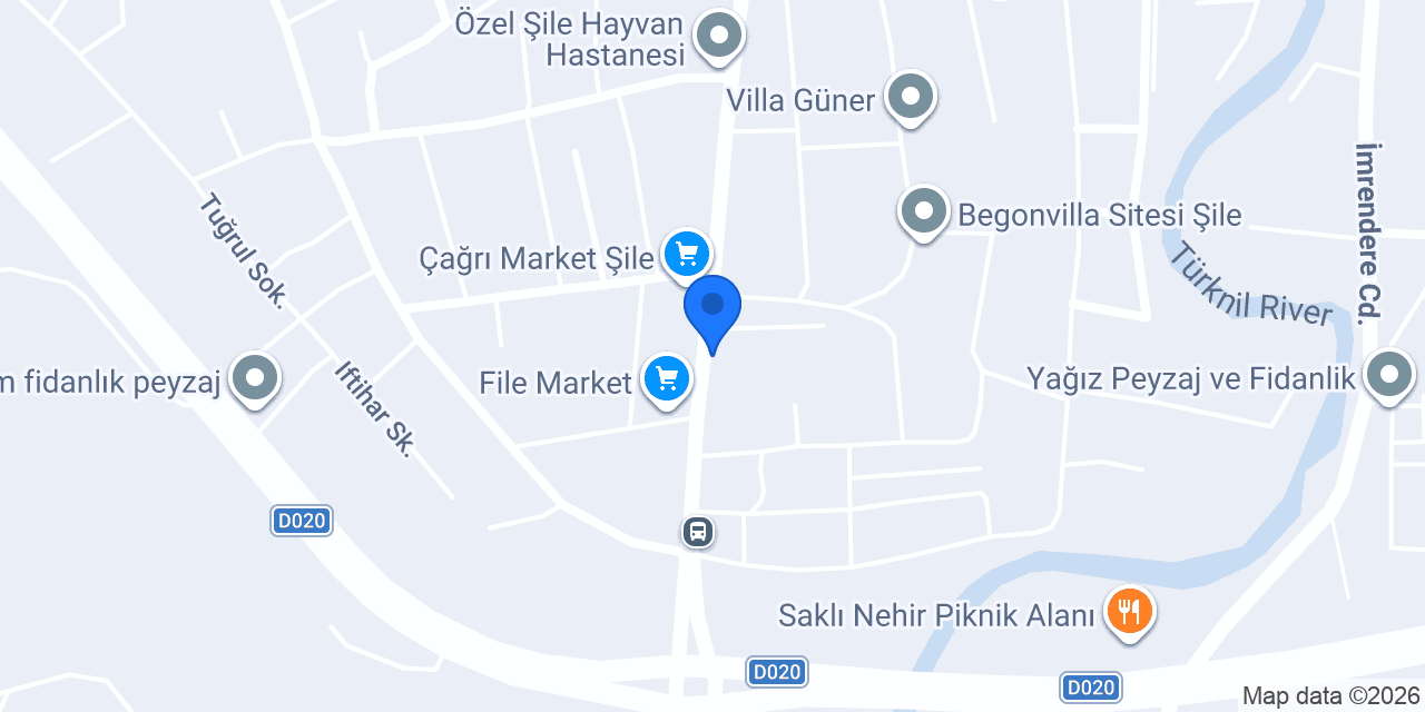 Özcan Peyzaj Fidancılık konumu