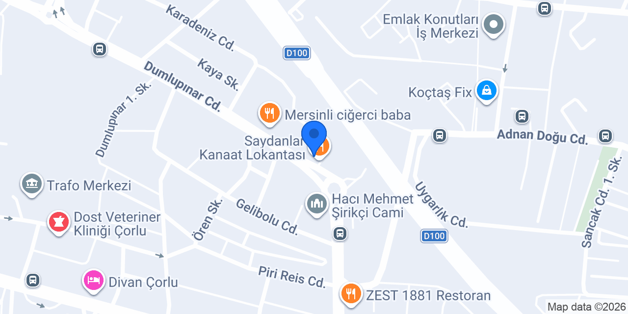 Trakya Mali Müşavirlik Dan. Ltd.Şti konumu