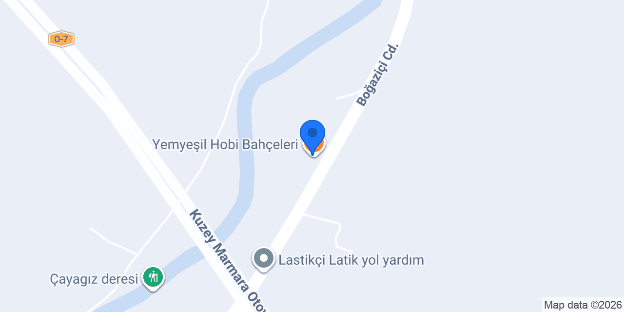 Yemyeşil Hobi Bahçeleri konumu