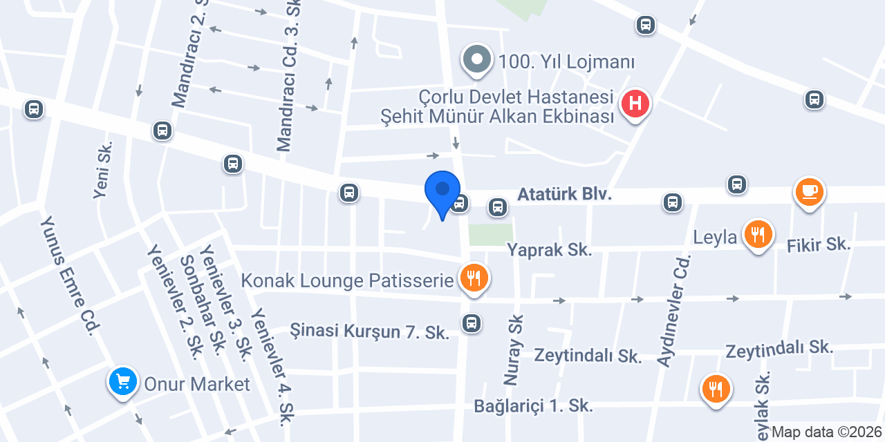 Diş Hekimi Asiye Nur Kaptan konumu