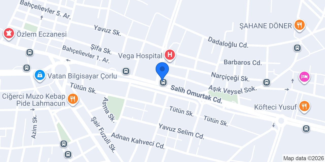 Yeni Dünya Optik konumu