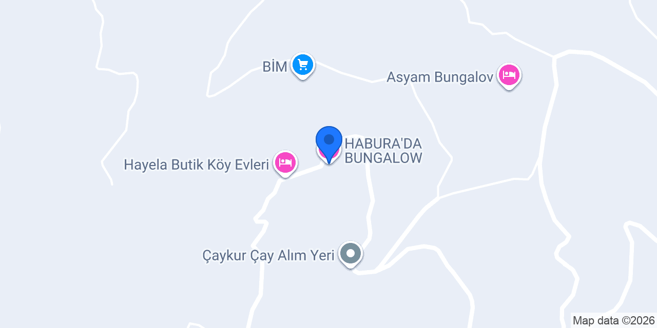 HABURA'DA BUNGALOW konumu