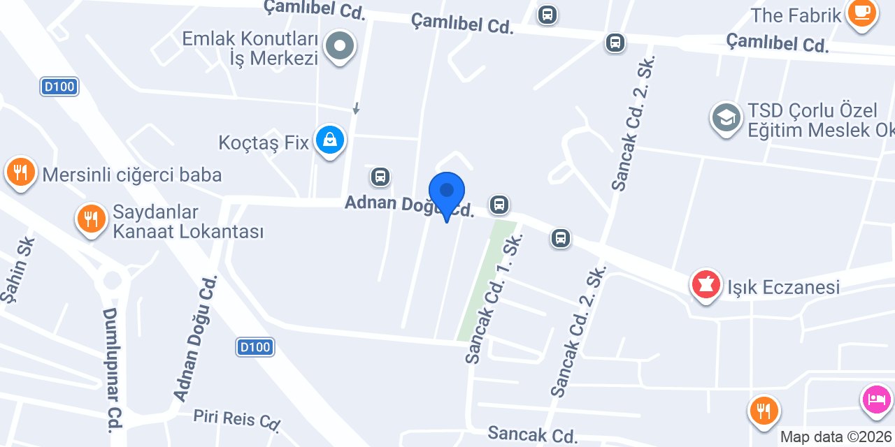 Uzm. Çocuk Doktoru Sevgi Dilan Erselcan, Çorlu konumu