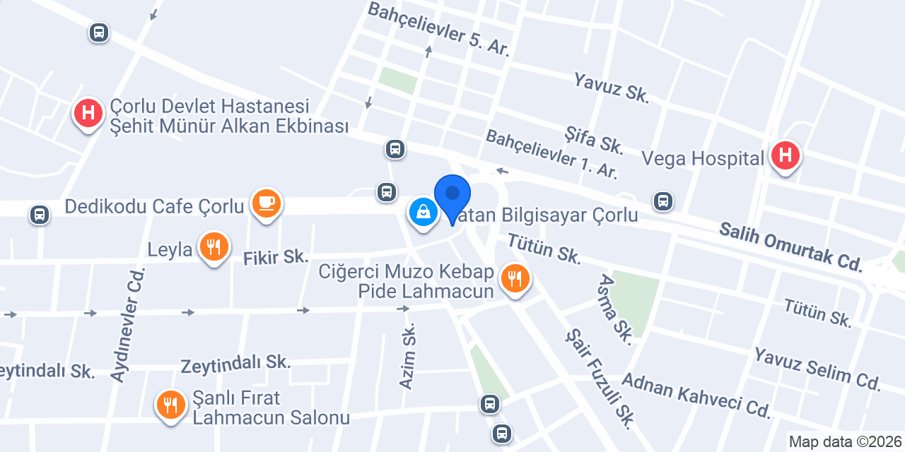 İlk Trakya Sürücü Kursu konumu