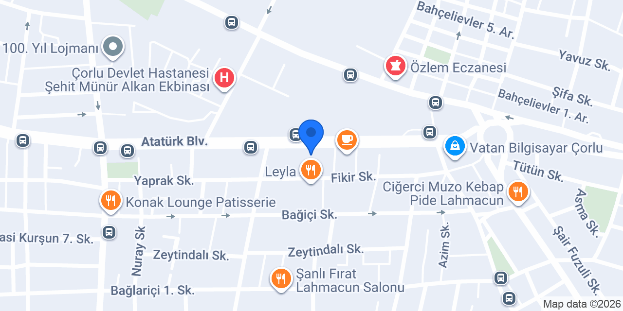 Taner Tezcan Kuaför konumu