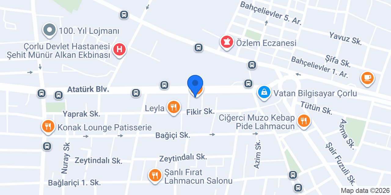 Kuaför İsmail&Mert Terzi konumu
