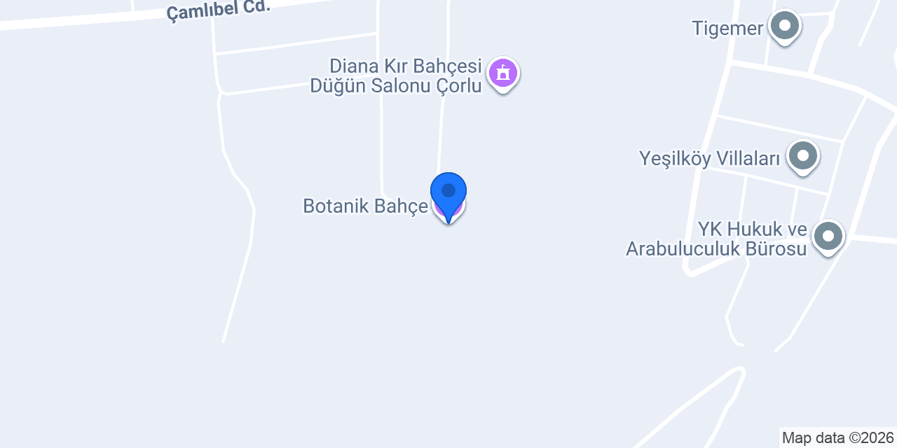 Botanik Bahçe konumu