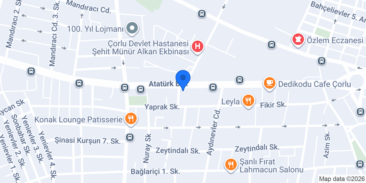 Evren Eczanesi konumu
