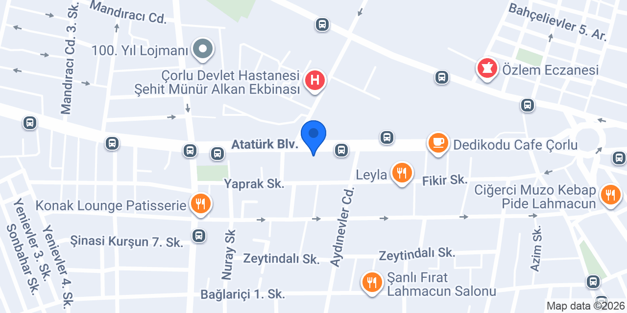 Mayonez Döner Çorlu konumu