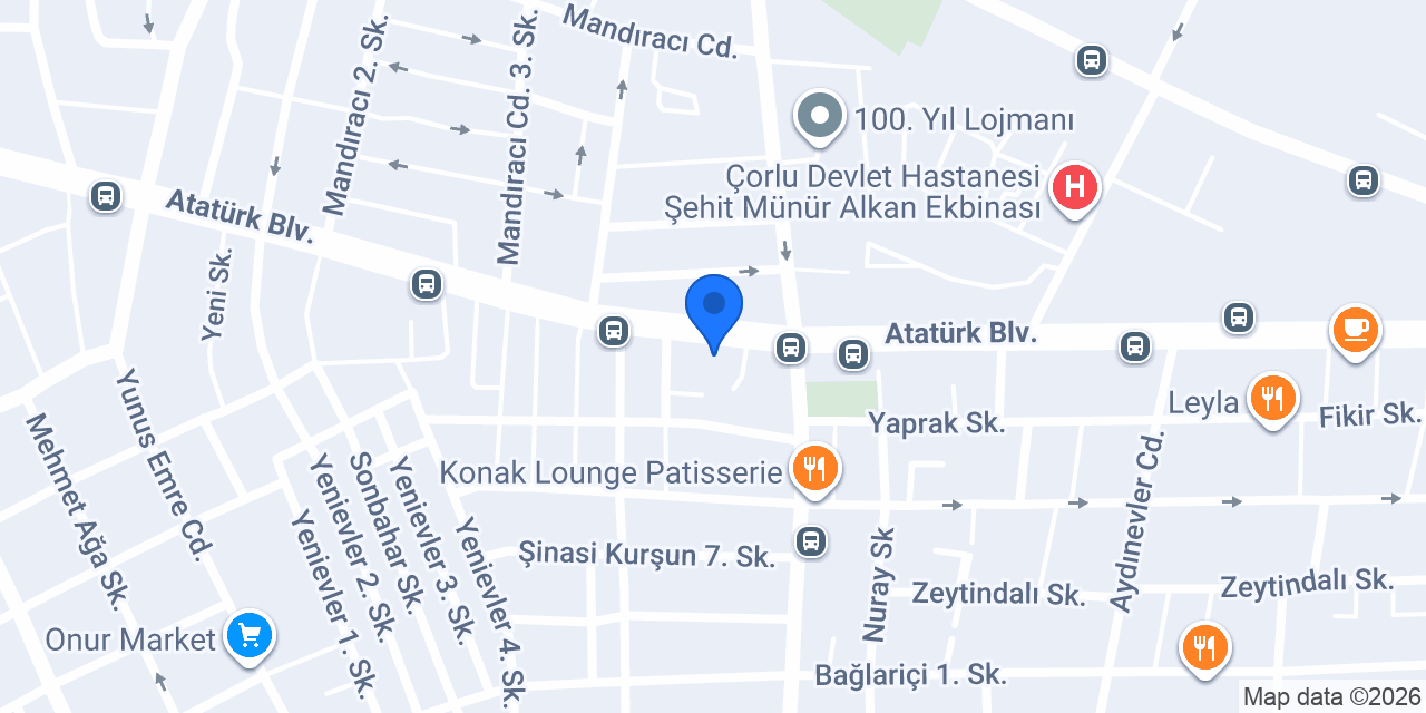 Weltew Home Çorlu konumu