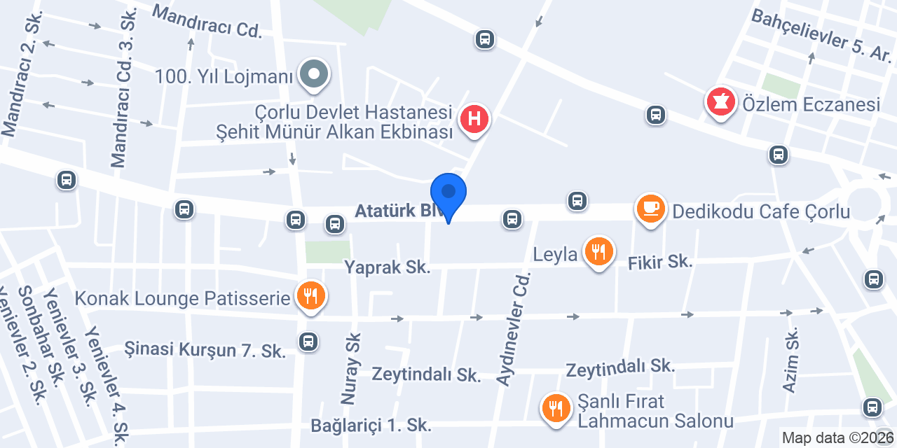 Orhun Eczanesi konumu