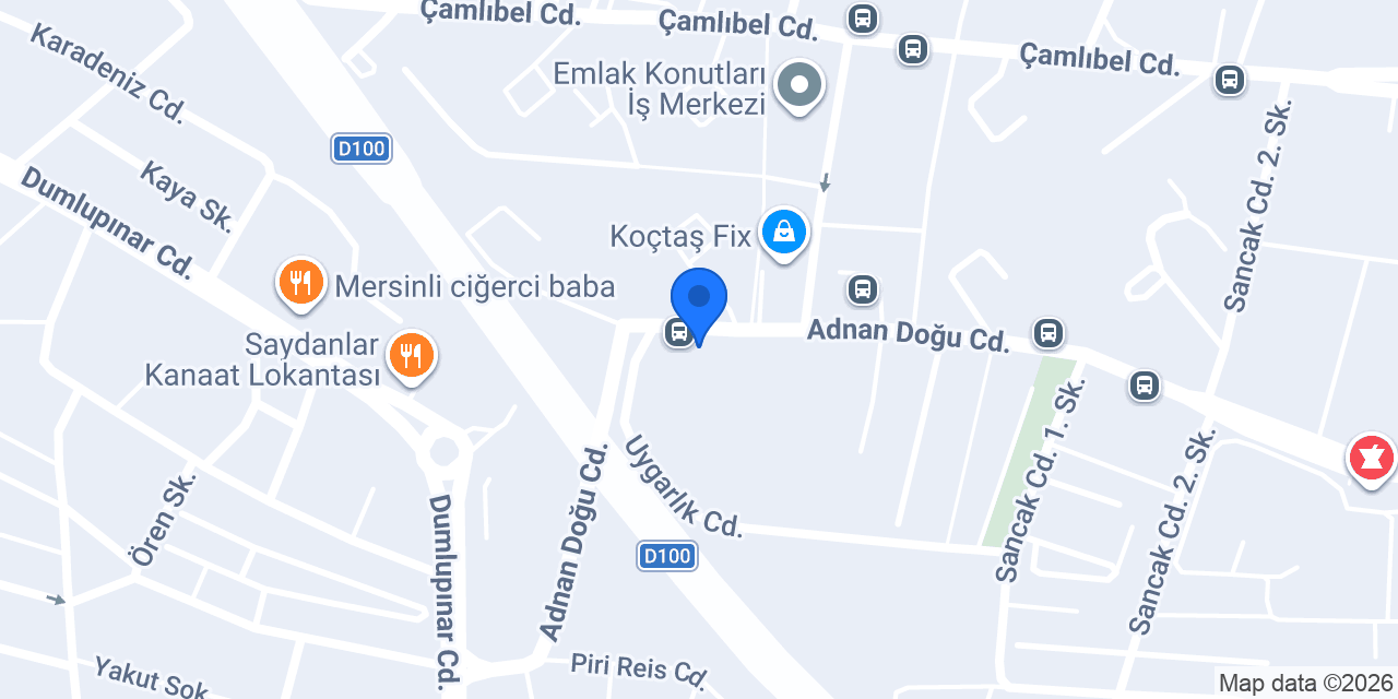 Fırınım Patisserie konumu