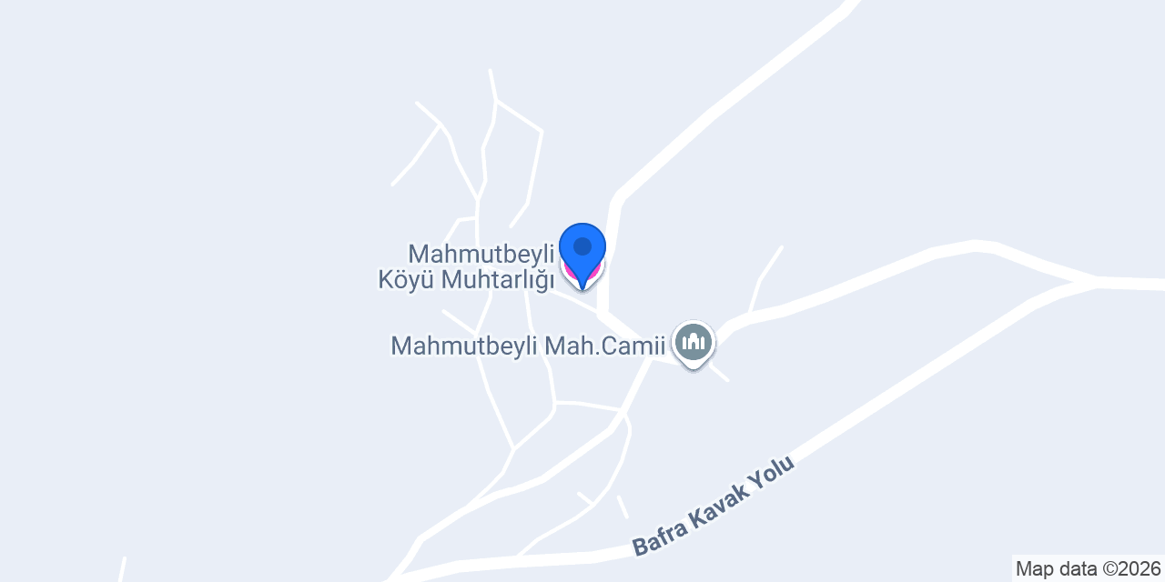 Mahmutbeyli Köyü Muhtarlığı konumu