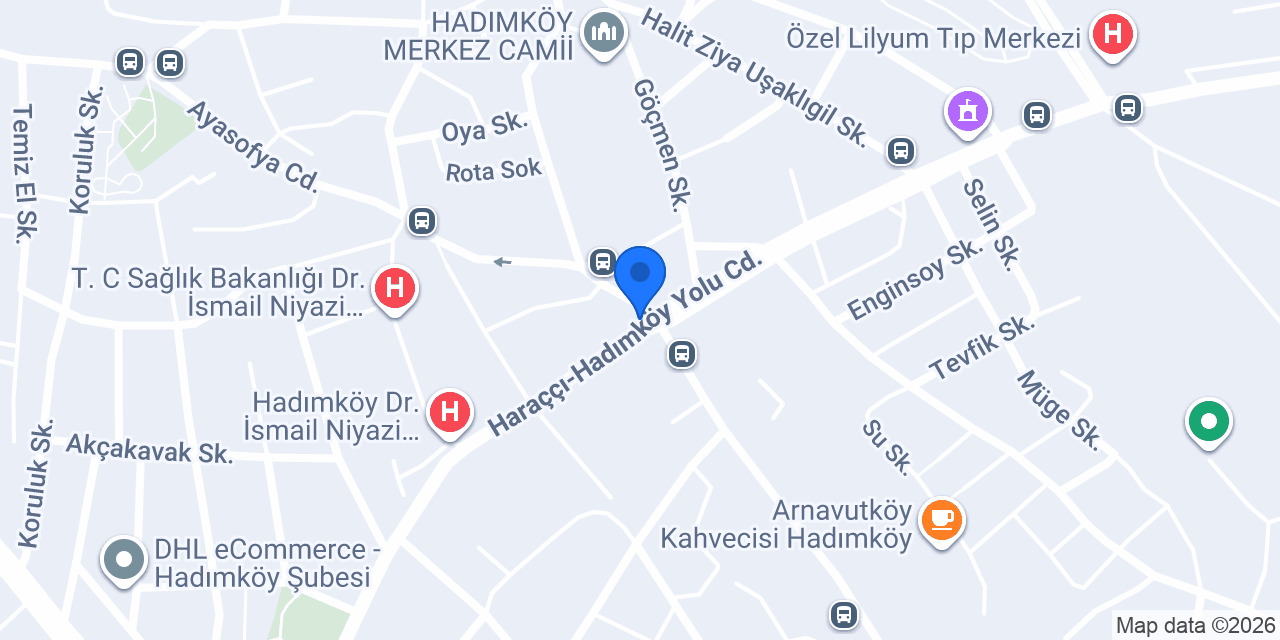 Şaştım cafe & pastane konumu