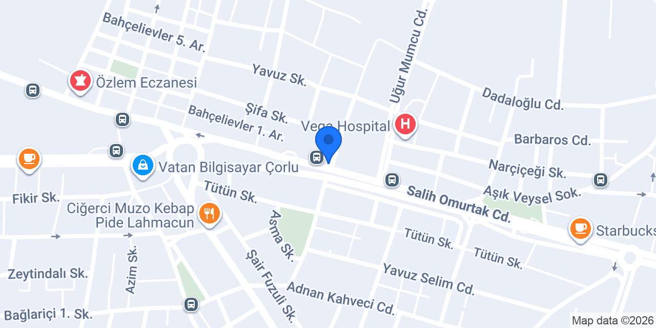 Huzur Taksi konumu