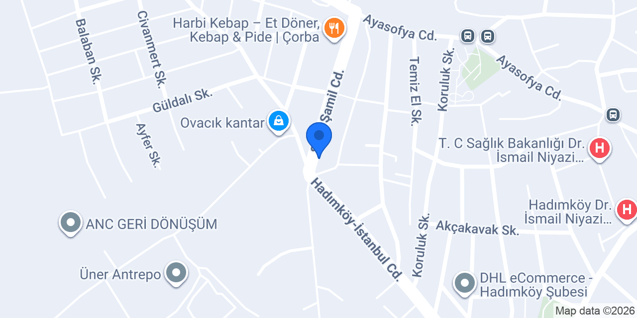 HD MADENCİLİK & Granit konumu