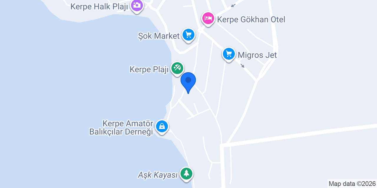 KERPE ASKOROZ OTEL konumu