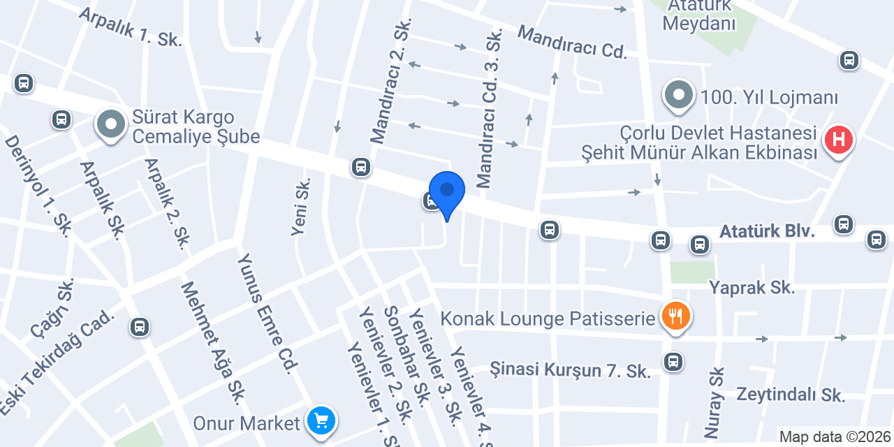 AYD Mobilya Dekorasyon konumu