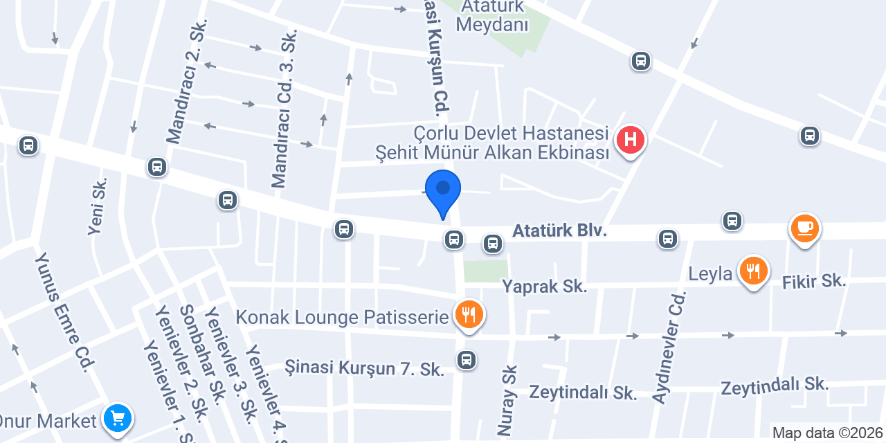 Şma Pastaneleri Santral konumu