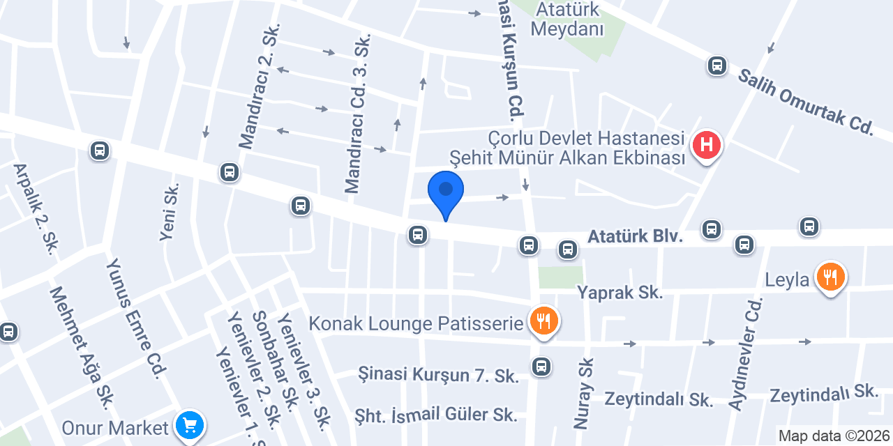 Akbank konumu