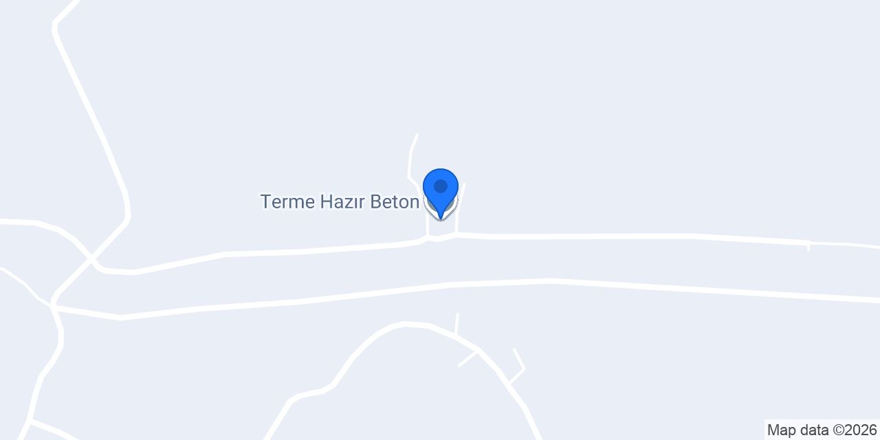 Terme Hazır Beton konumu