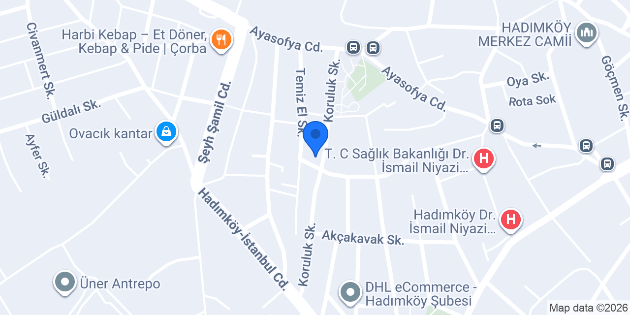 HADIMKÖY MOBİLYA konumu