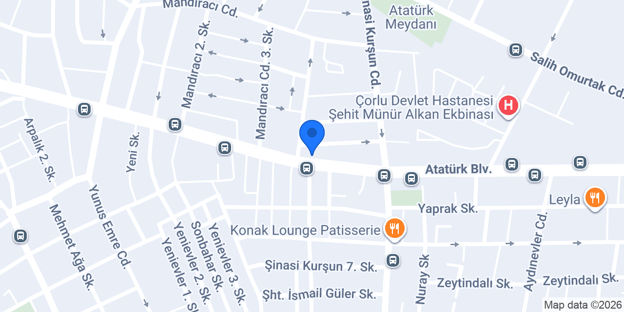 Şahin Elektrik - Çorlu Elektrikçi Ustası konumu
