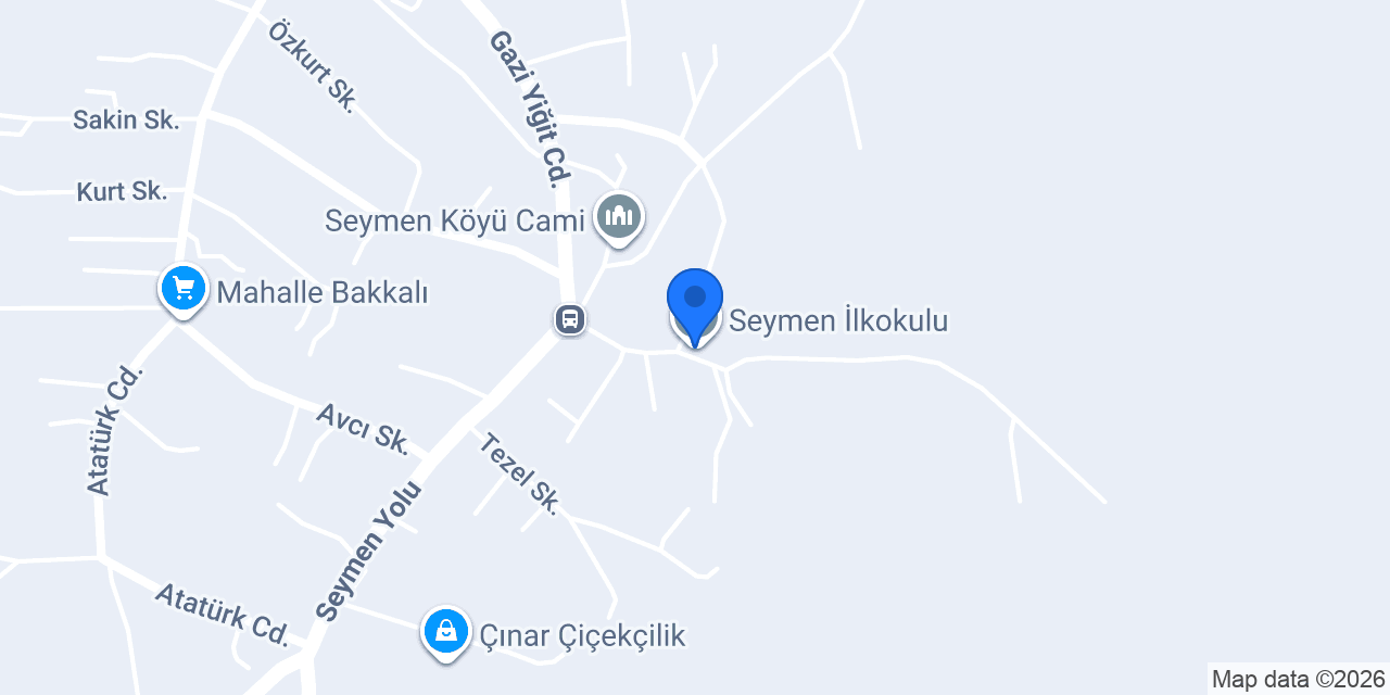 Seymen İlkokulu konumu