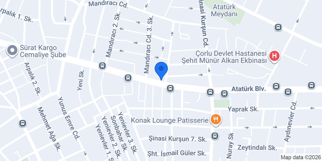 Mehmet Kınık Mobilya konumu