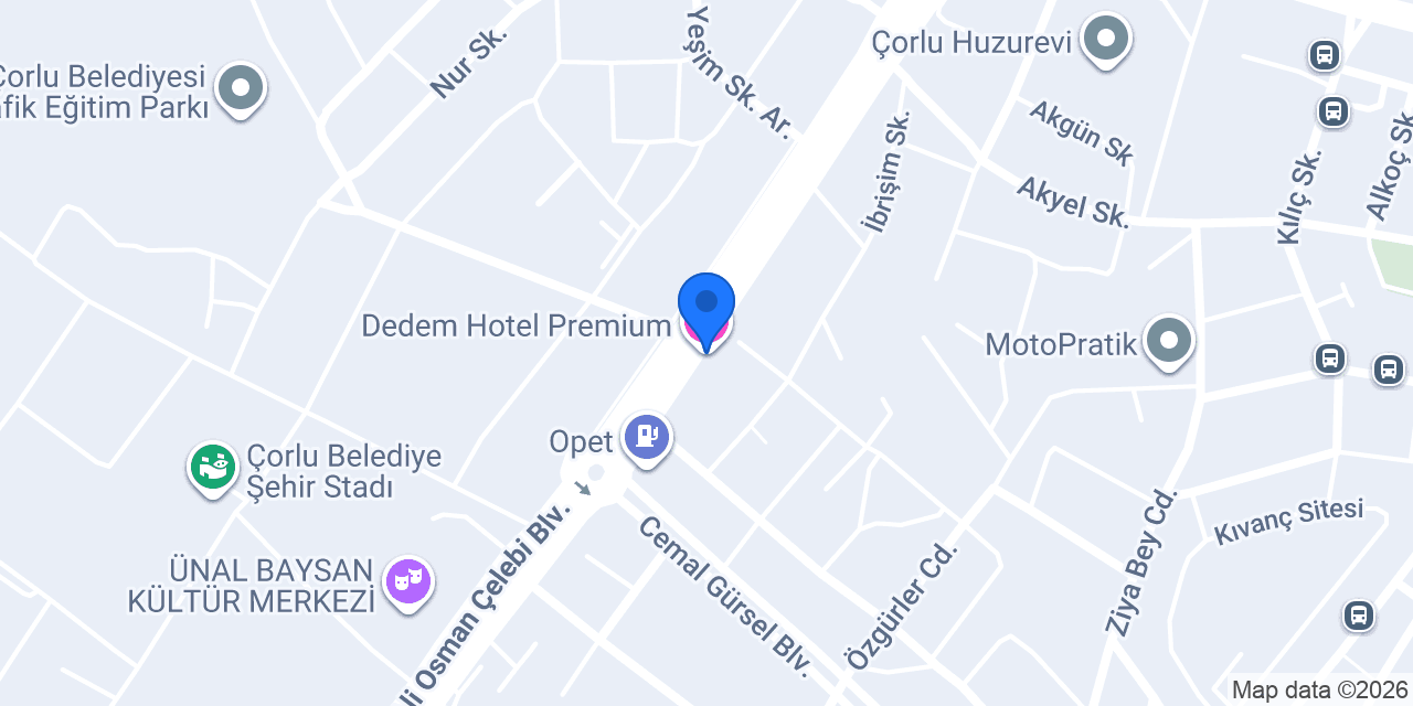 Dedem Hotel Premium konumu