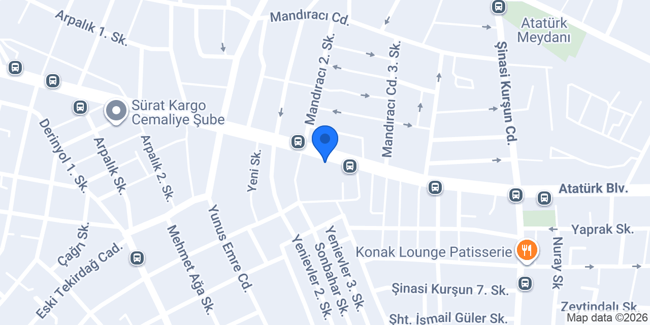Emre Pet Shop konumu